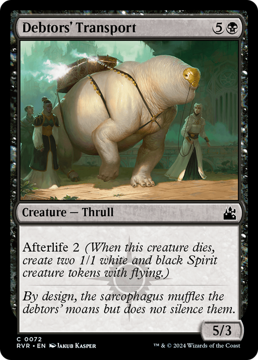 Debtors' Transport [Ravnica Remastered] [Foil]