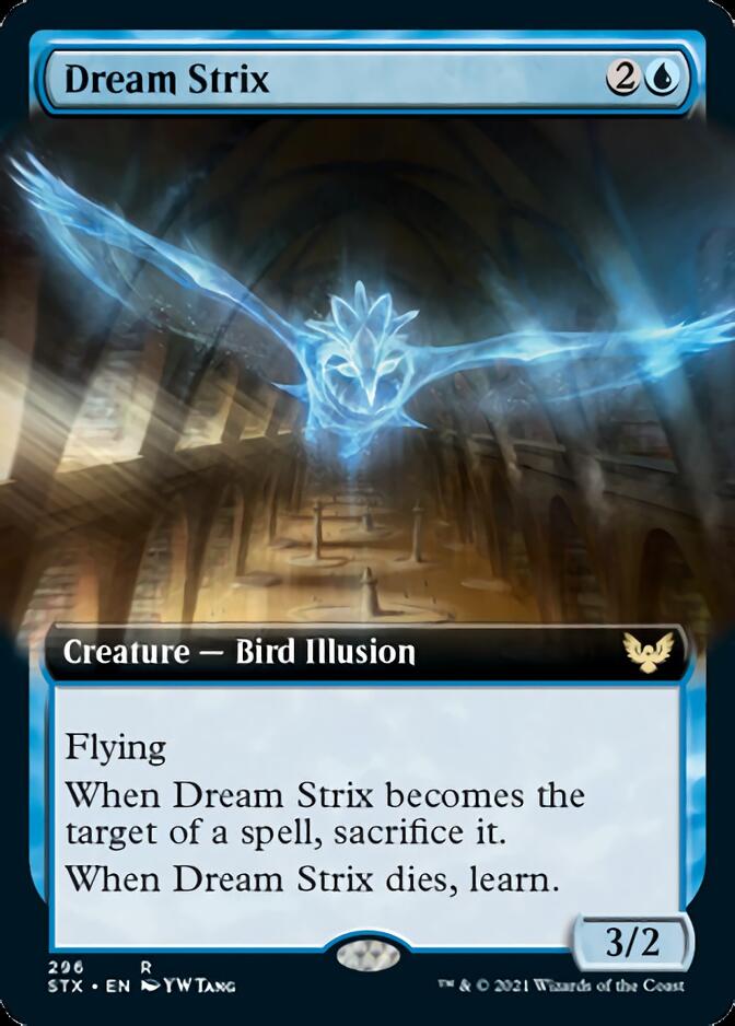 Dream Strix (Extended Art) [Strixhaven: School of Mages] [Foil]