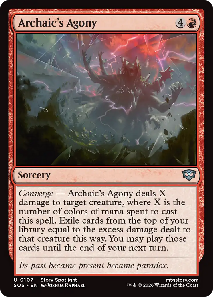 Archaic's Agony [Secrets of Strixhaven] [Foil]