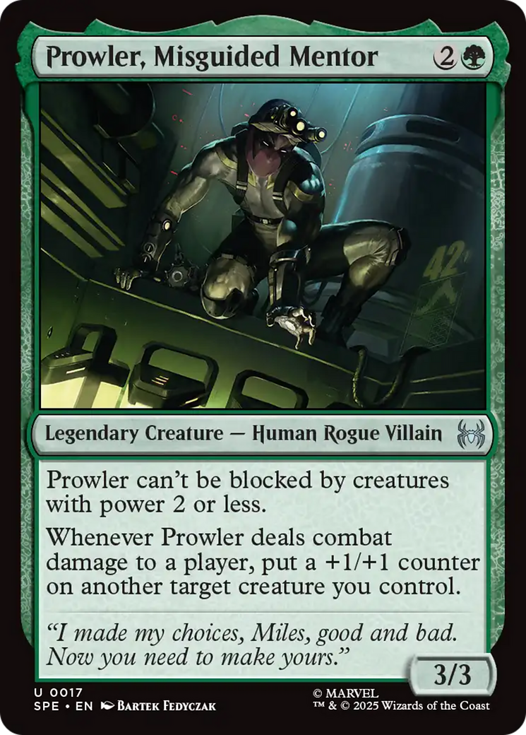 Prowler, Misguided Mentor [Marvel's Spider-Man: Eternal-Legal] [Foil]