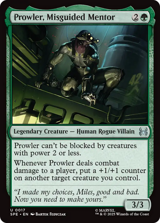 Prowler, Misguided Mentor [Marvel's Spider-Man: Eternal-Legal] [Foil]