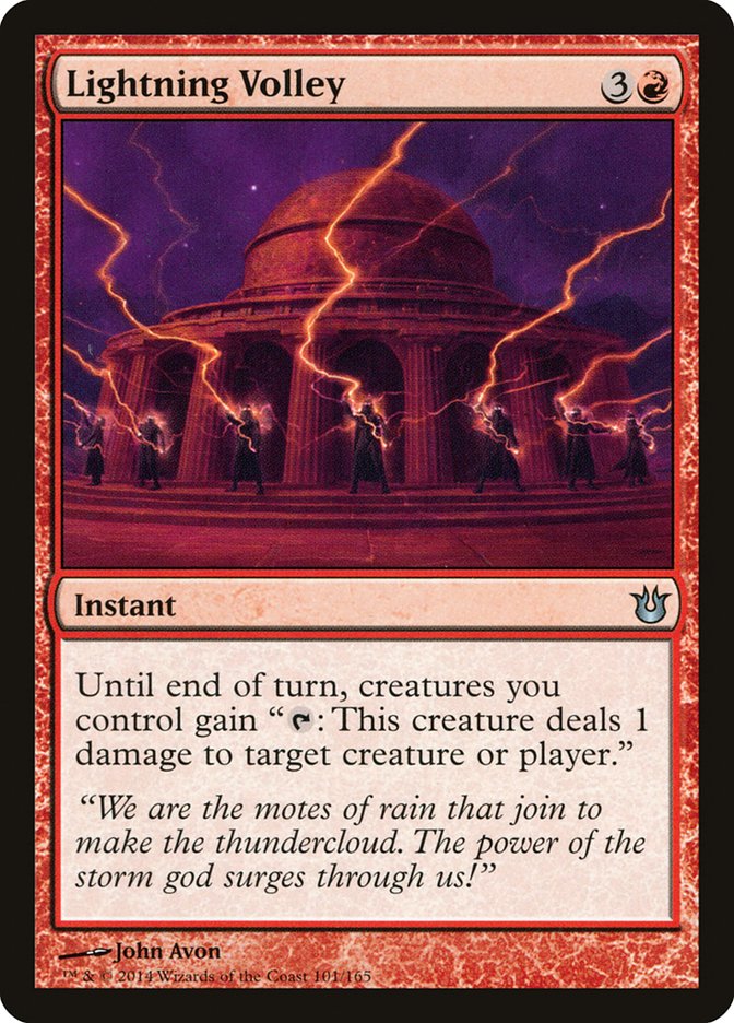 Lightning Volley [Born of the Gods] [Foil]