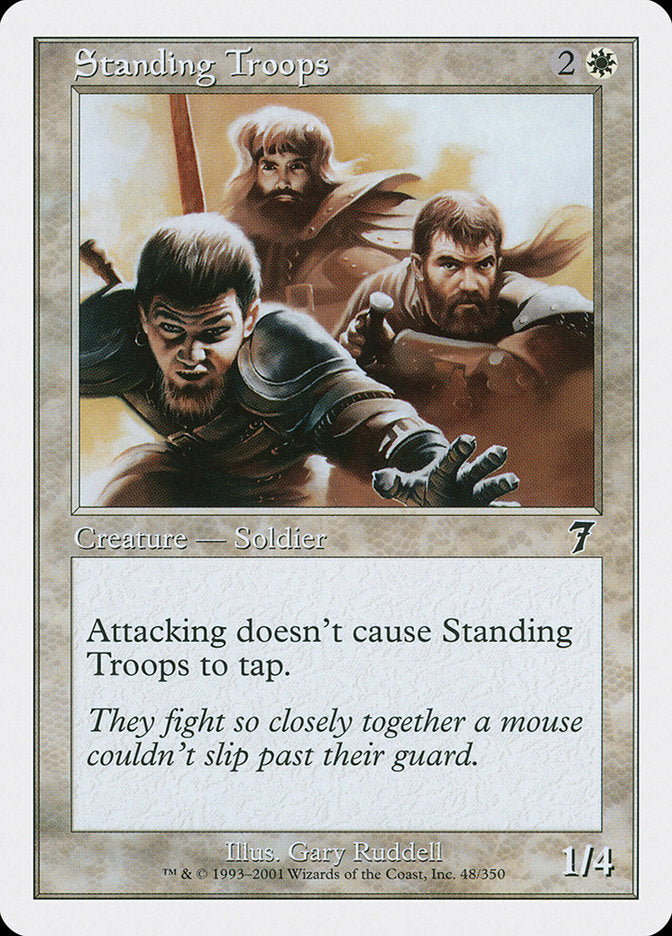 Standing Troops [Seventh Edition] [Foil]