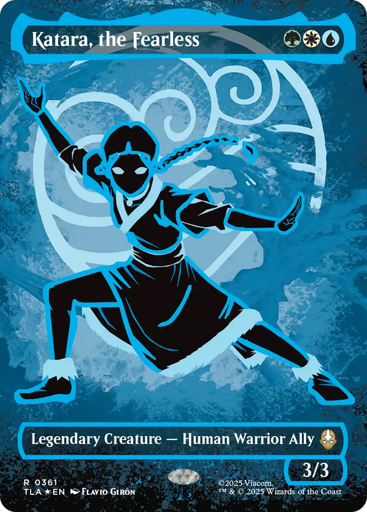 Katara, the Fearless (Borderless Battle Pose) [Avatar: The Last Airbender] [Foil]