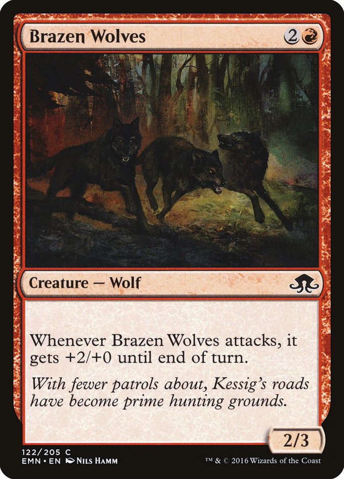 Brazen Wolves [Eldritch Moon] [Foil]