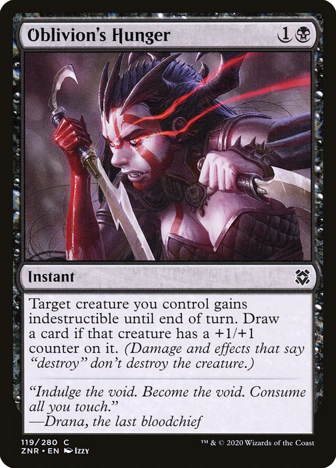 Oblivion's Hunger [Zendikar Rising] [Foil]
