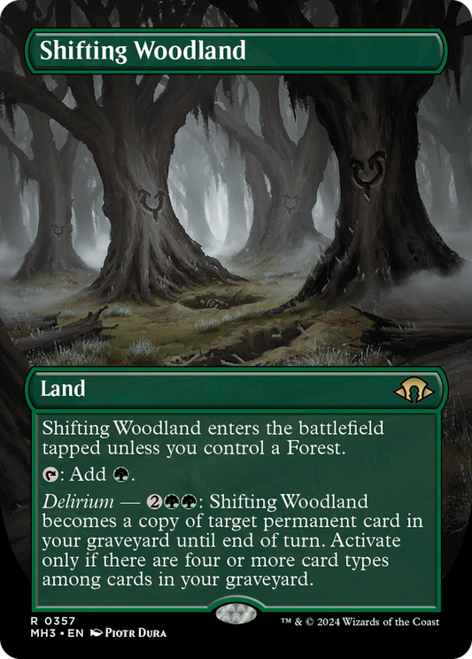 Shifting Woodland (Borderless) [Modern Horizons 3] [Foil]