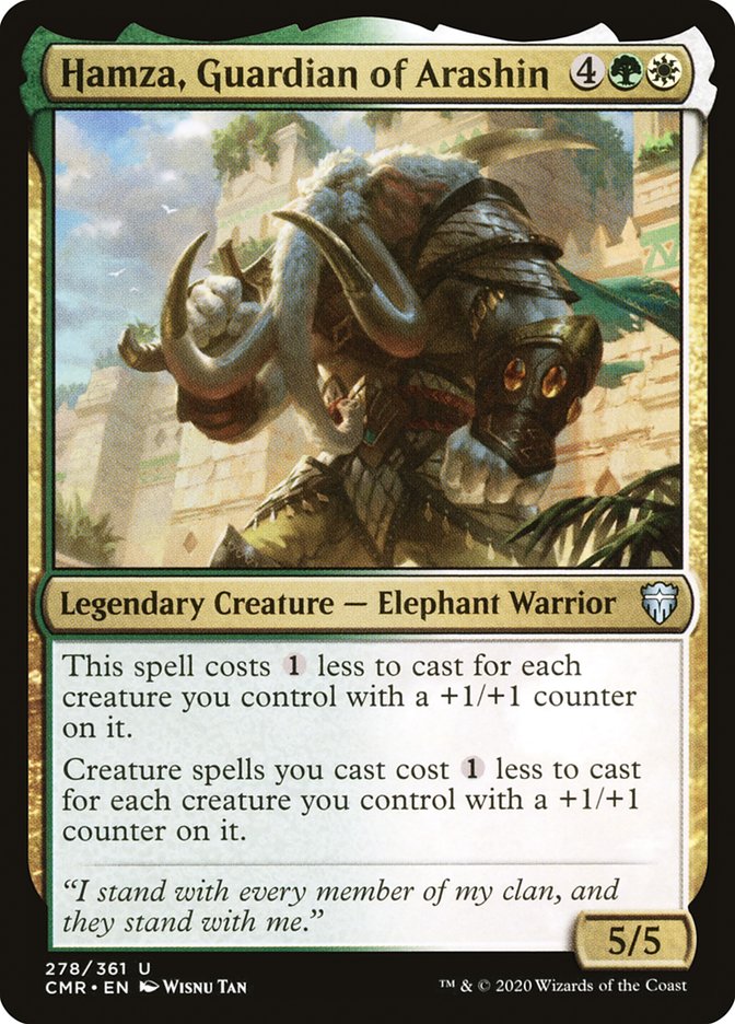 Hamza, Guardian of Arashin [Commander Legends] [Foil]