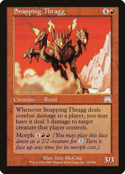 Snapping Thragg [Onslaught] [Foil]