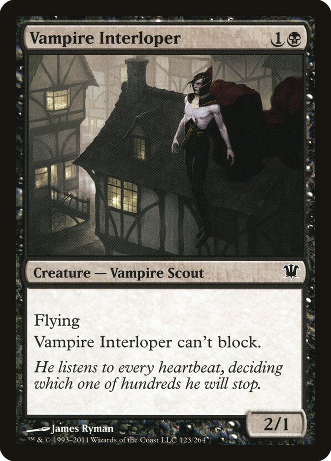 Vampire Interloper [Innistrad] [Foil]