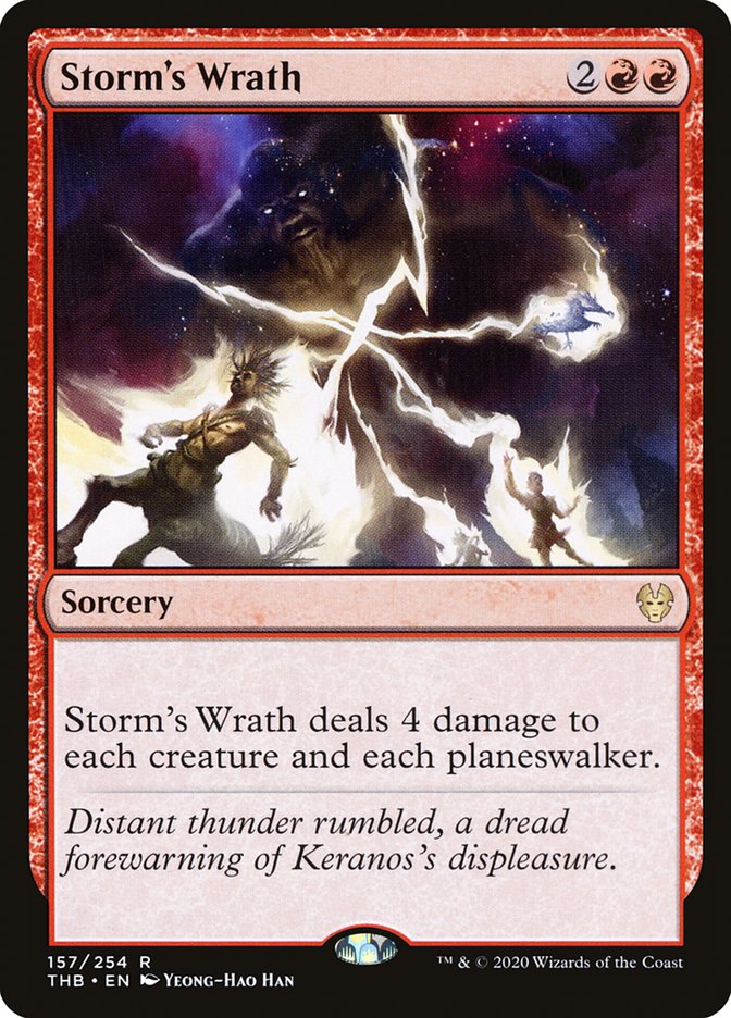 Storm's Wrath [Theros Beyond Death] [Foil]