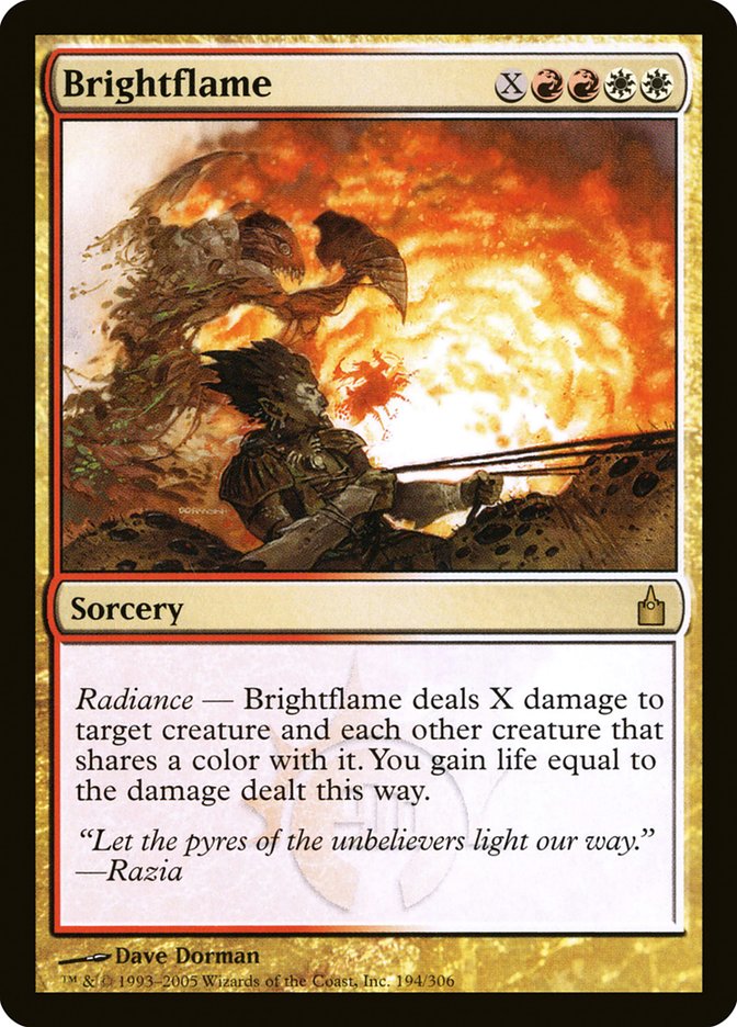 Brightflame [Ravnica: City of Guilds] [Foil]