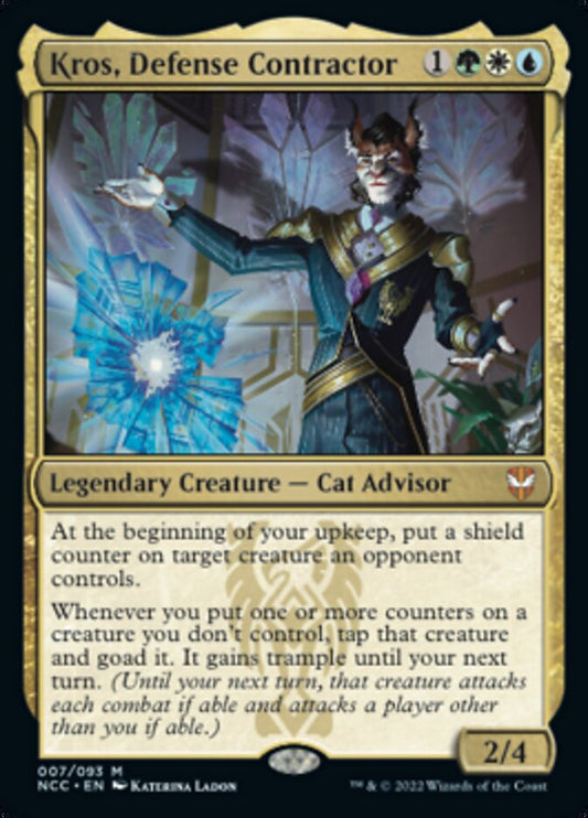 Kros, Defense Contractor [Streets of New Capenna Commander] [Foil]