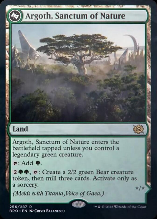 Argoth, Sanctum of Nature [The Brothers' War] [Foil]