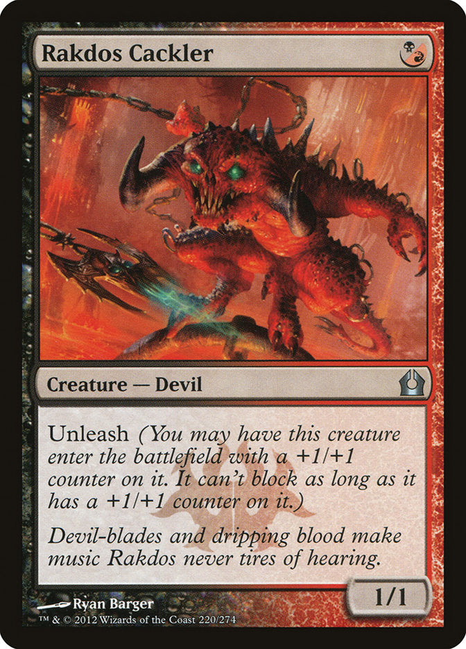 Rakdos Cackler [Return to Ravnica] [Foil]
