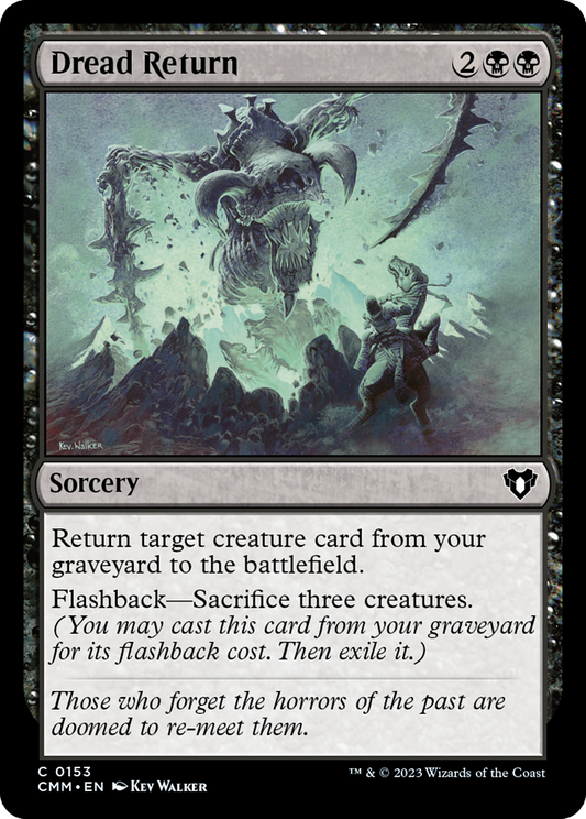 Dread Return [Commander Masters] [Foil]