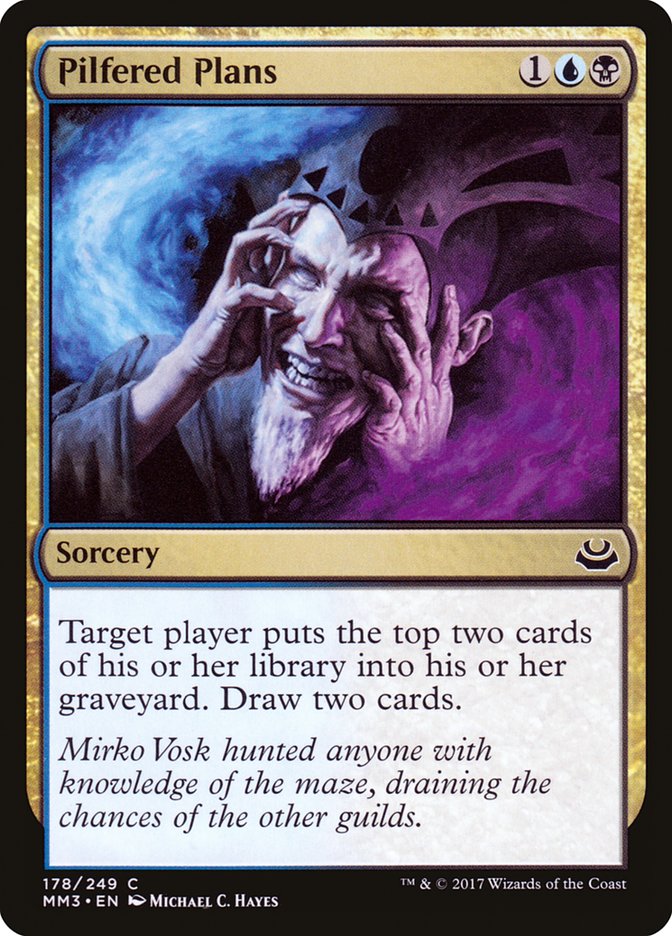 Pilfered Plans [Modern Masters 2017] [Foil]
