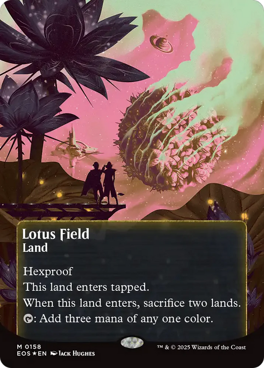 Lotus Field (0068) (Borderless) [Edge of Eternities: Stellar Sights] [Foil]