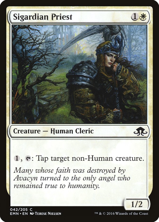 Sigardian Priest [Eldritch Moon] [Foil]