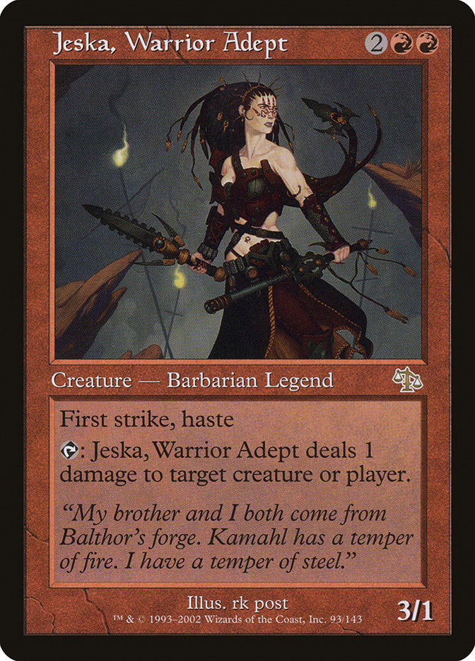 Jeska, Warrior Adept [Judgment] [Foil]