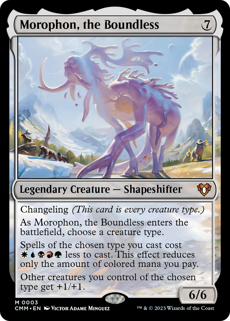 Morophon, the Boundless [Commander Masters] [Foil]