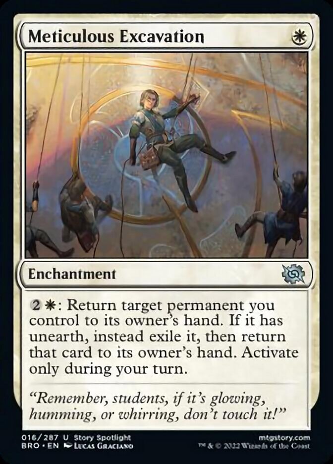 Meticulous Excavation [The Brothers' War] [Foil]