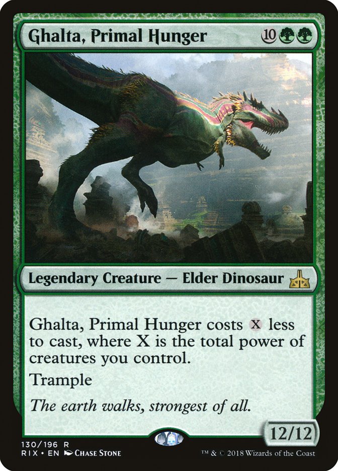 Ghalta, Primal Hunger [Rivals of Ixalan] [Foil]
