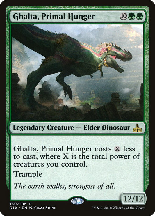 Ghalta, Primal Hunger [Rivals of Ixalan] [Foil]