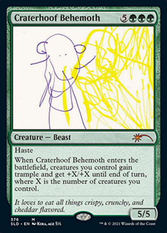 Craterhoof Behemoth (376) [Secret Lair Drop Series] [Foil]