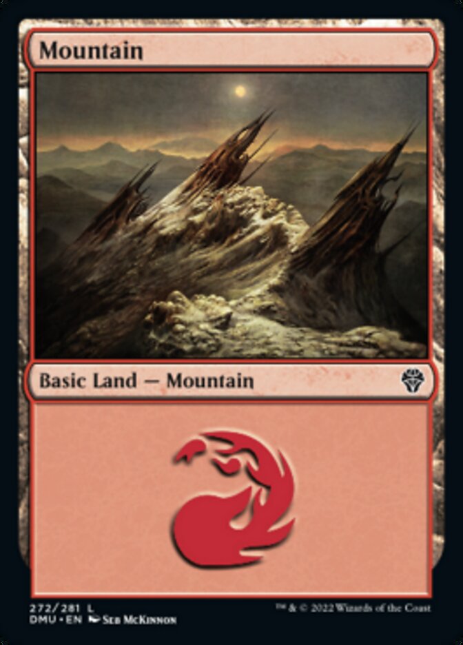 Mountain (272) [Dominaria United] [Foil]