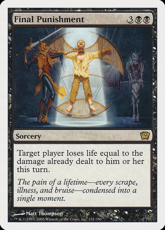 Final Punishment [Ninth Edition] [Foil]