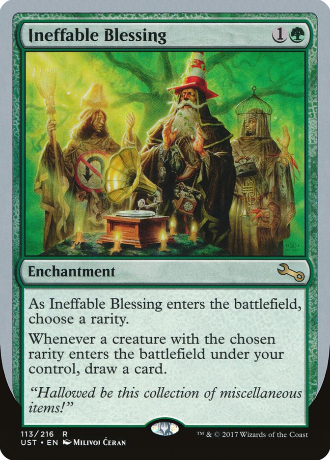 Ineffable Blessing ("choose a rarity") [Unstable] [Foil]