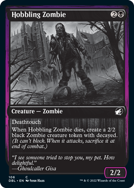 Hobbling Zombie [Innistrad: Double Feature] [Foil]