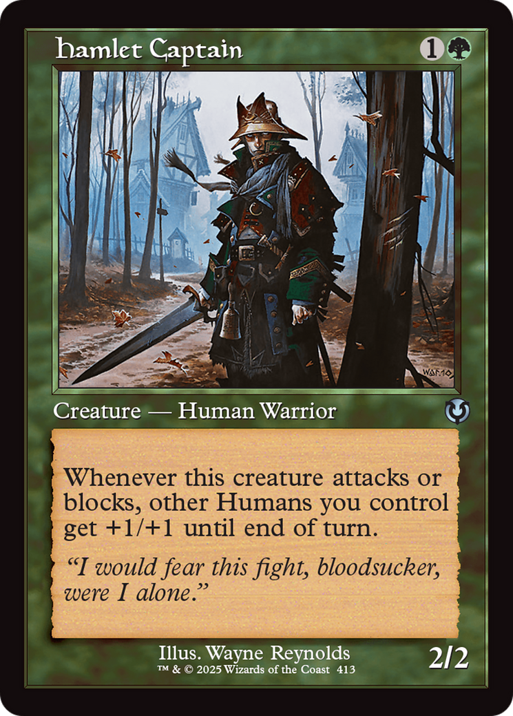 Hamlet Captain (Retro Frame) [Innistrad Remastered] [Foil]