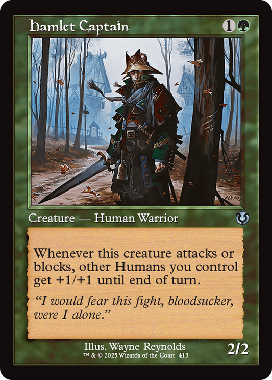 Hamlet Captain (Retro Frame) [Innistrad Remastered] [Foil]