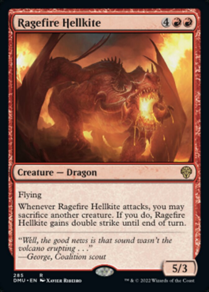 Ragefire Hellkite [Dominaria United] [Foil]