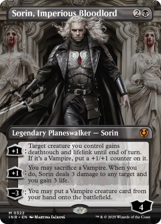 Sorin, Imperious Bloodlord (Borderless) [Innistrad Remastered] [Foil]