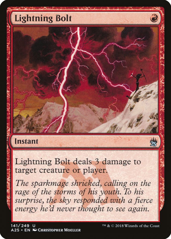 Lightning Bolt [Masters 25] [Foil]