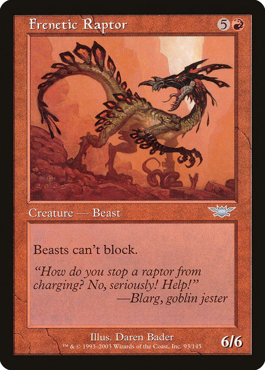 Frenetic Raptor [Legions] [Foil]