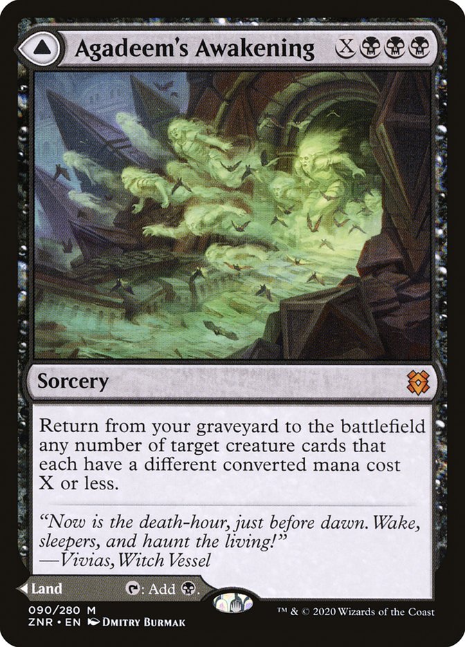 Agadeem's Awakening // Agadeem, the Undercrypt [Zendikar Rising] [Foil]