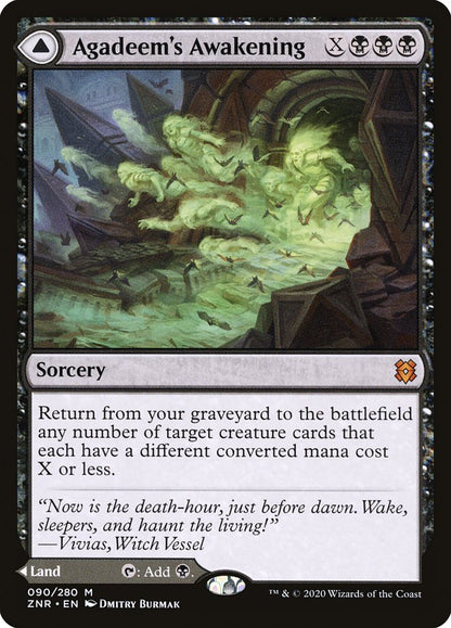 Agadeem's Awakening // Agadeem, the Undercrypt [Zendikar Rising] [Foil]