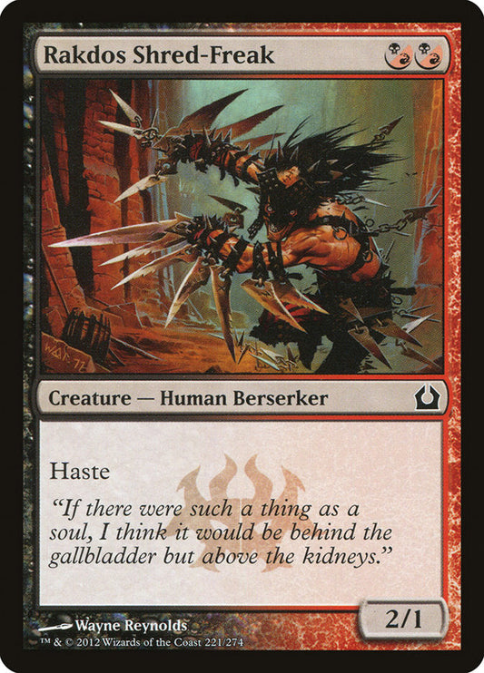 Rakdos Shred-Freak [Return to Ravnica] [Foil]