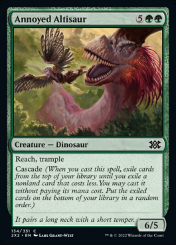 Annoyed Altisaur [Double Masters 2022] [Foil]