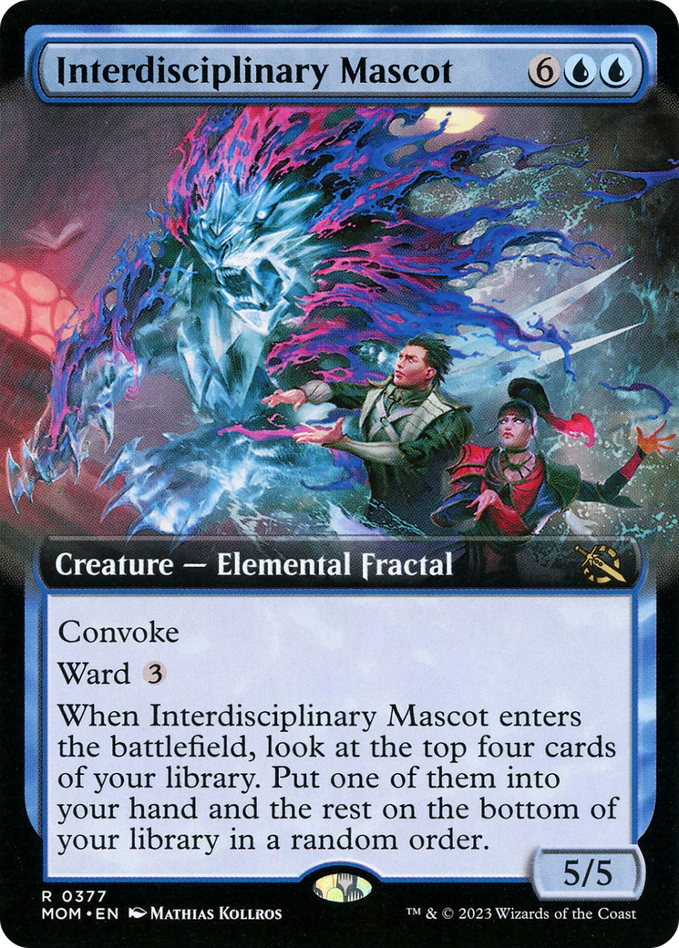 Interdisciplinary Mascot (Extended Art) [March of the Machine] [Foil]