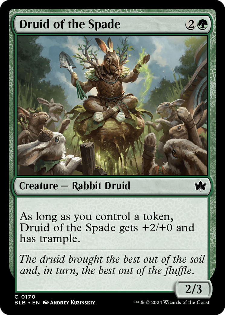 Druid of the Spade [Bloomburrow] [Foil]
