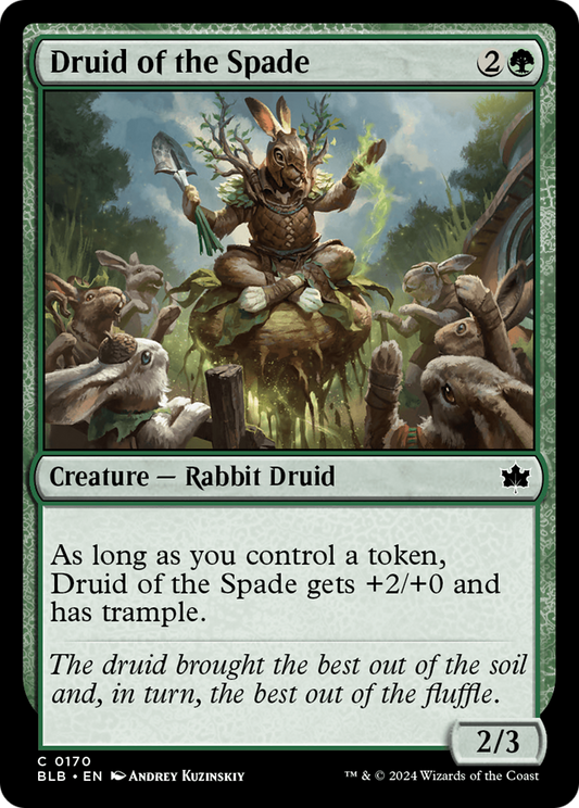 Druid of the Spade [Bloomburrow] [Foil]