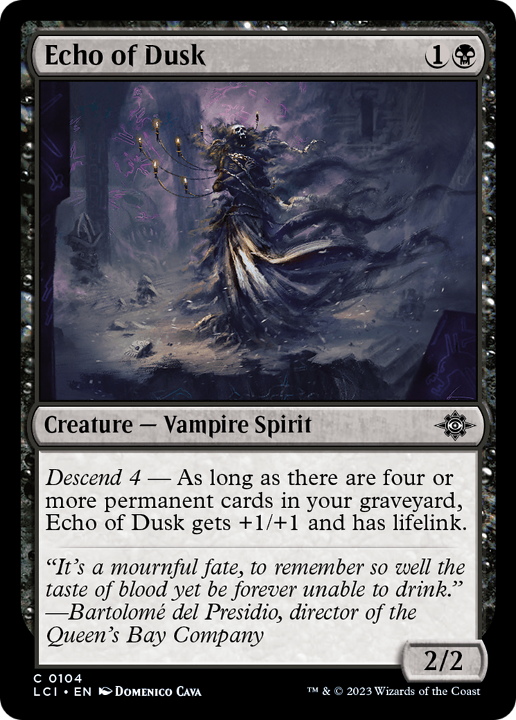 Echo of Dusk [The Lost Caverns of Ixalan] [Foil]