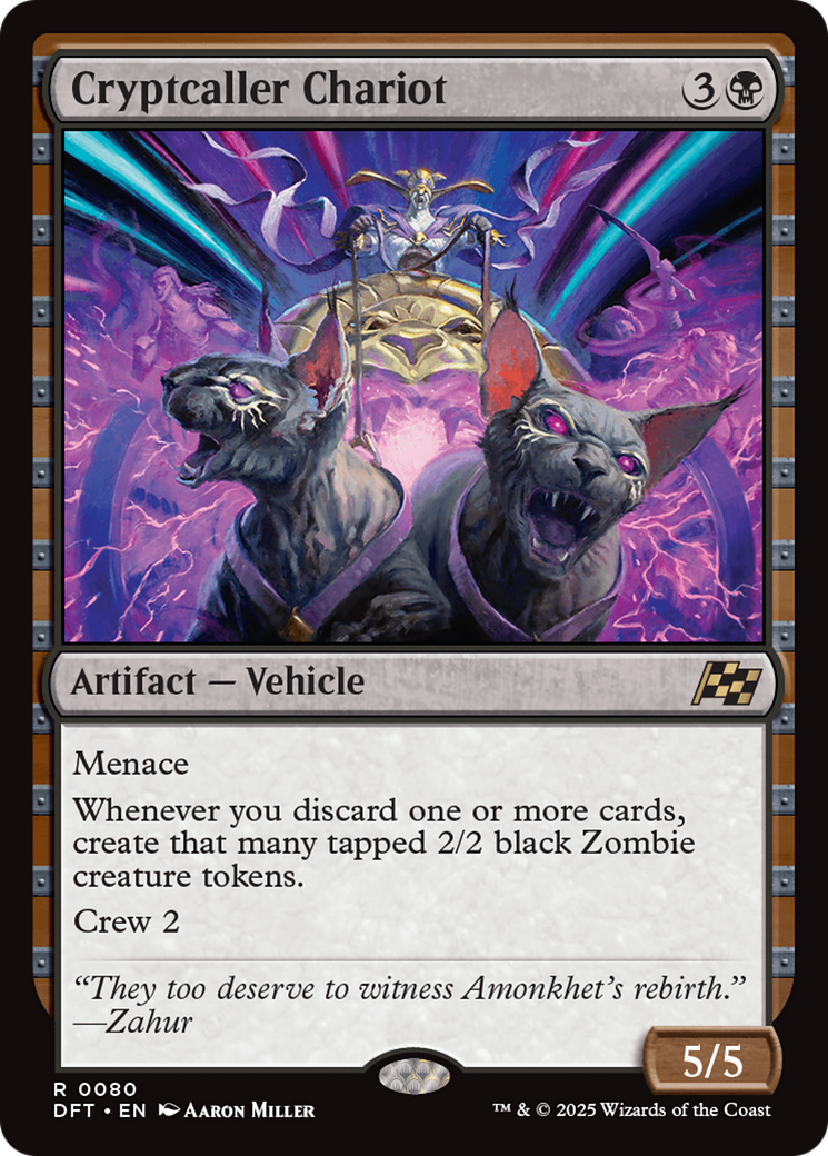 Cryptcaller Chariot [Aetherdrift] [Foil]