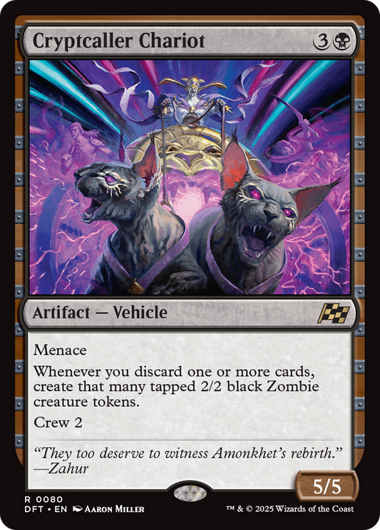 Cryptcaller Chariot [Aetherdrift] [Foil]