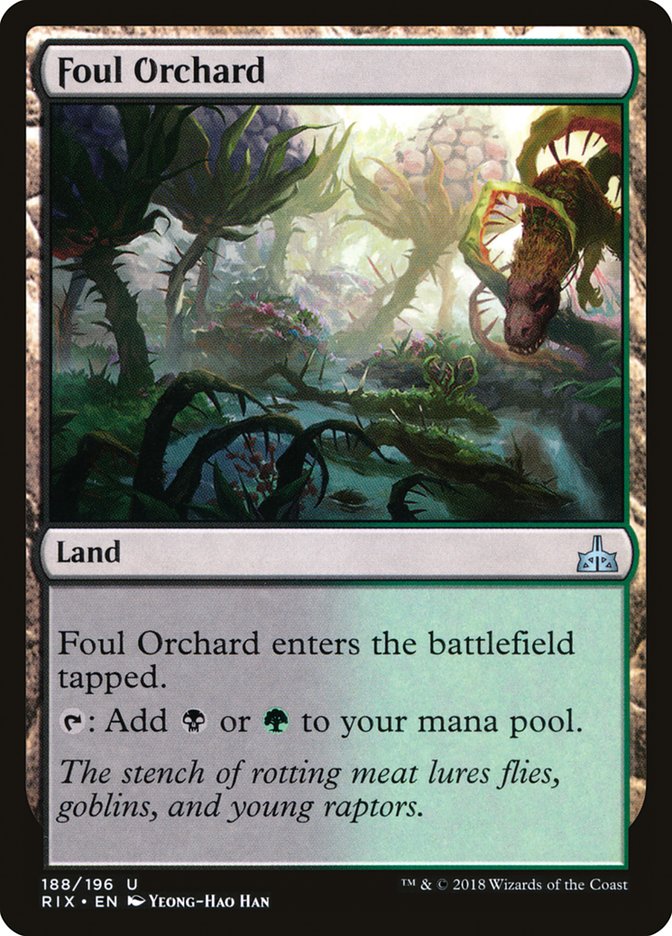 Foul Orchard [Rivals of Ixalan] [Foil]